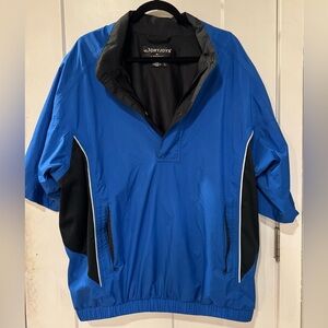 Dryjoys Footjoy 1/2 zip golf pullover size L blue